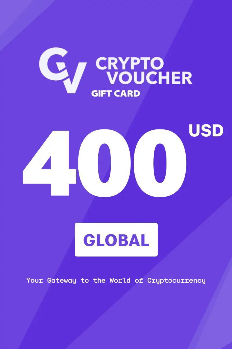 Crypto Voucher 400 USD Gift Card (Global) - Digital Key