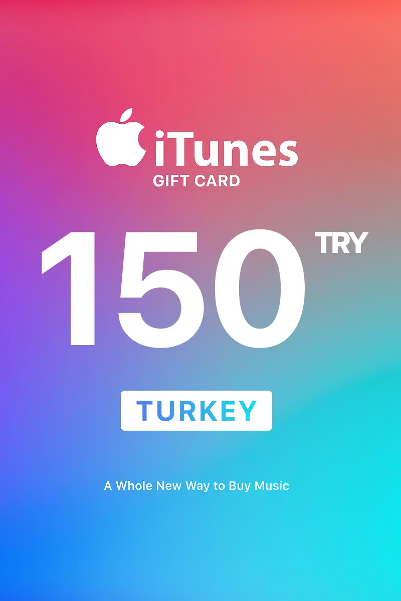 Apple iTunes 150 TRY Gift Card (Turkey) - Digital Key