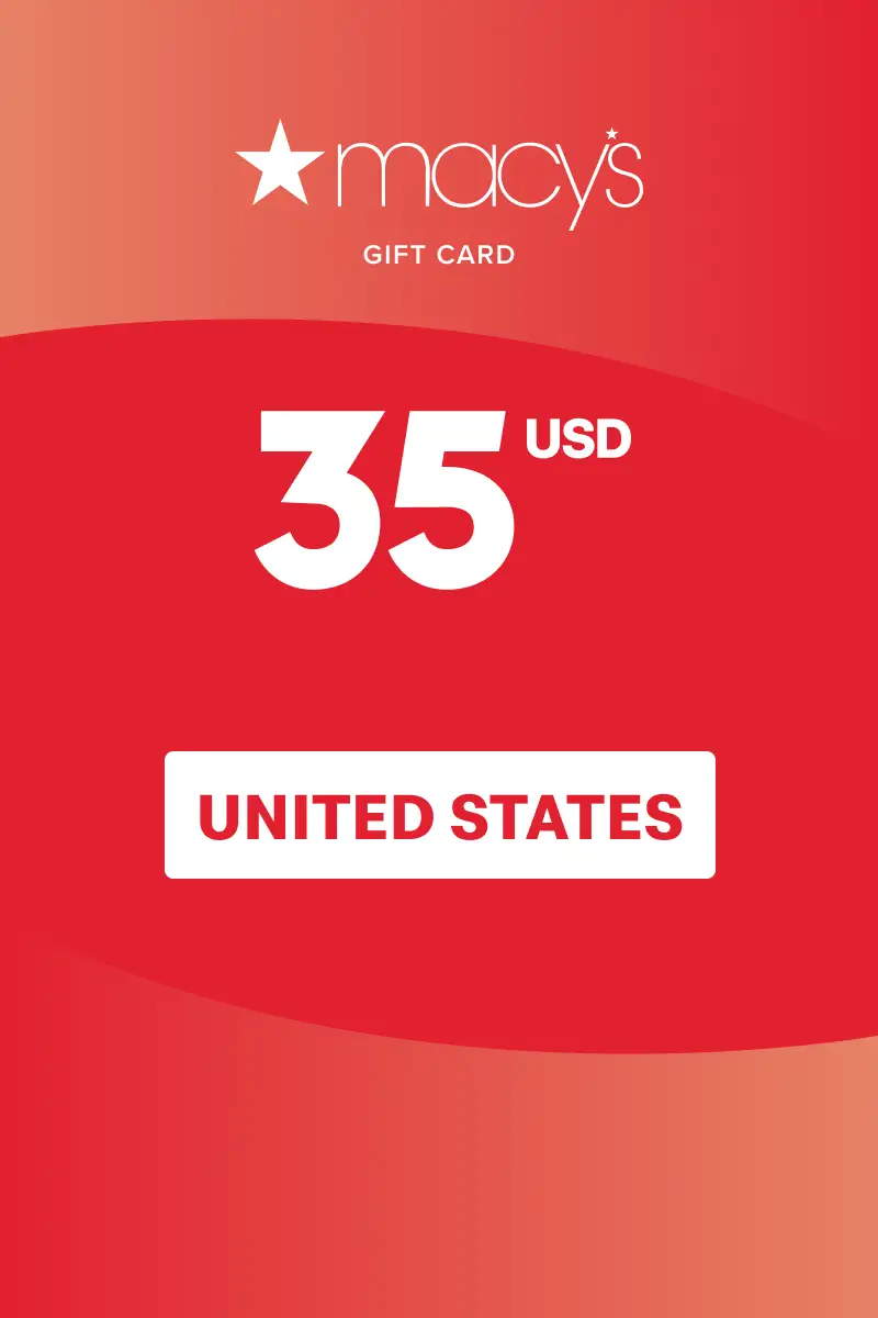 Macy's 35 USD Gift Card (United States) - Digital Key