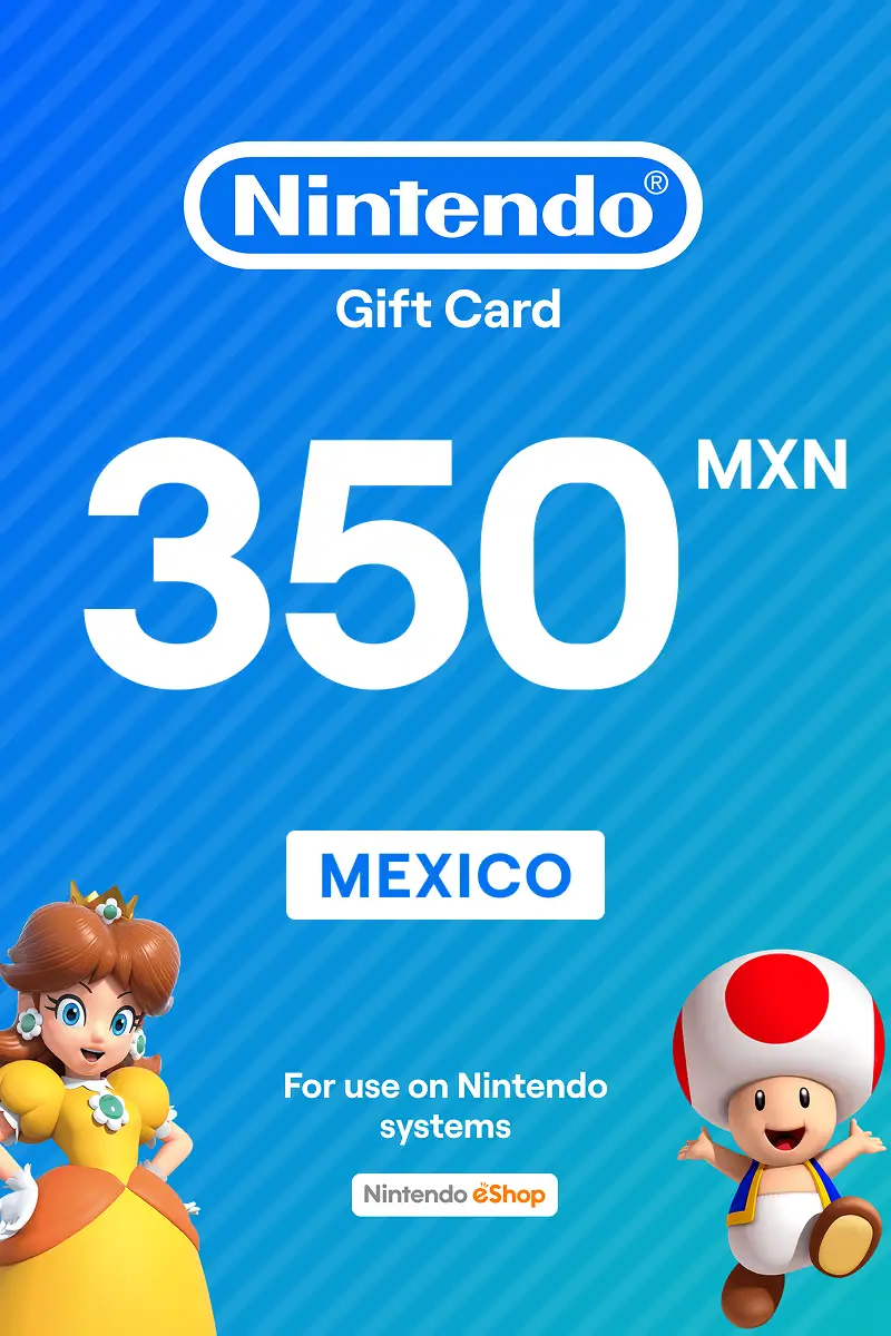 Nintendo eShop 350 MXN Gift Card (Mexico) - Digital Key afbeelding 1