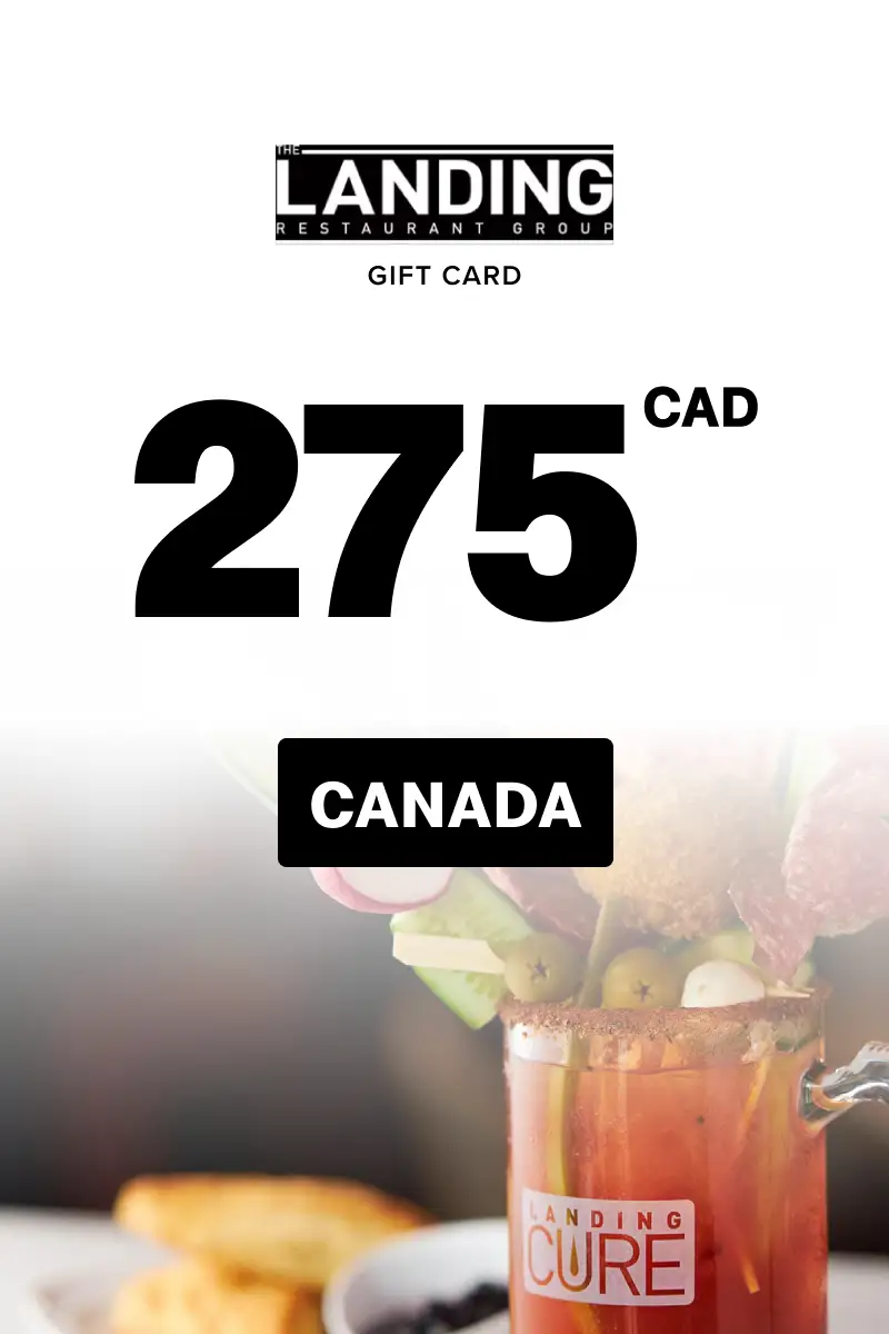 The Landing Group of Restaurants 275 CAD Gift Card (Canada) - Digital Key