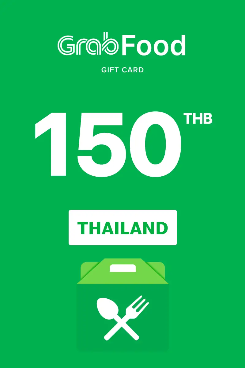 Grab Food 150 THB Gift Card (Thailand) - Digital Key