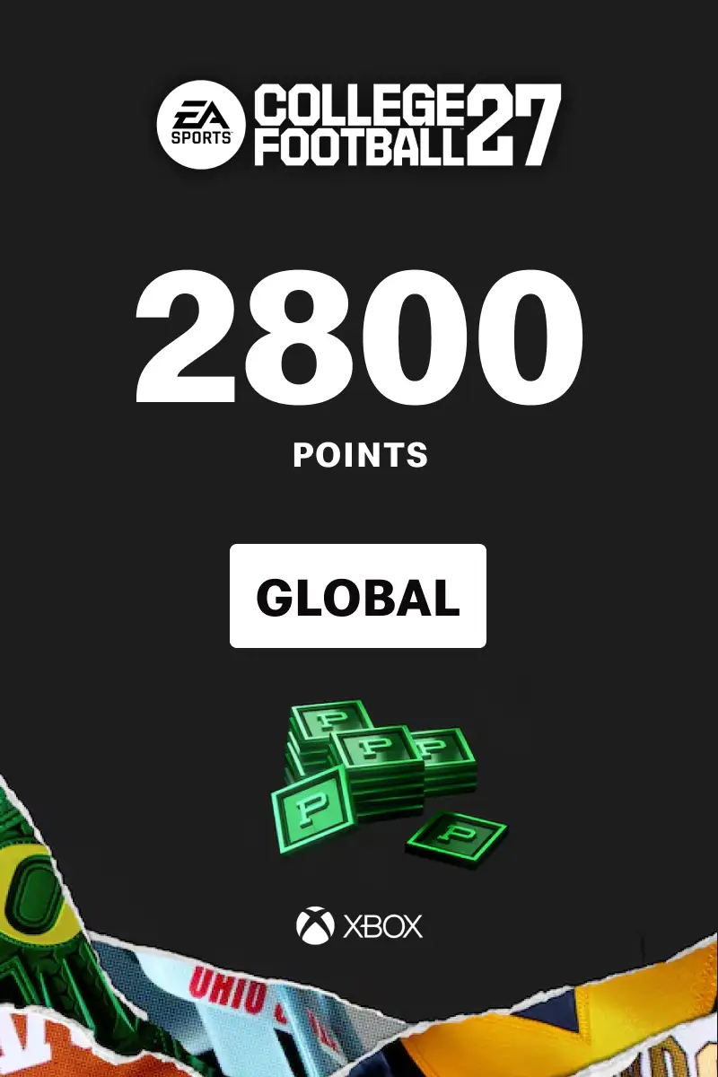 EA SPORTS College Football 27 - 2800 College Football Points (Global) (Xbox Series X|S) - Xbox Live - Digital Key