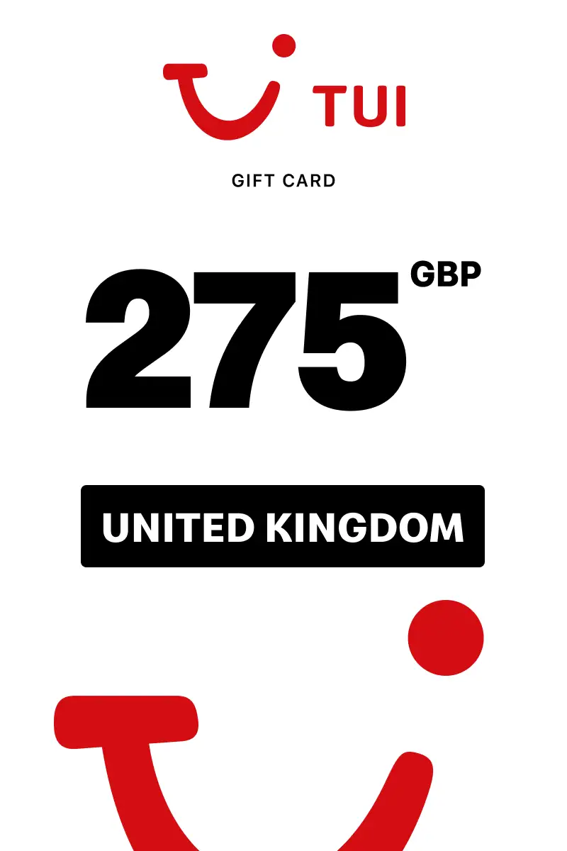 TUI Travel 275 GBP Gift Card (United Kingdom) - Digital Key