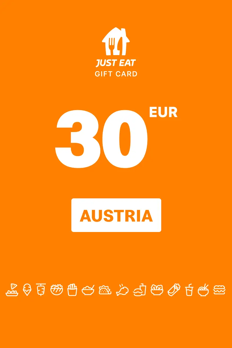 Lieferando (Just Eat) 30 EUR Gift Card (Austria) - Digital Key