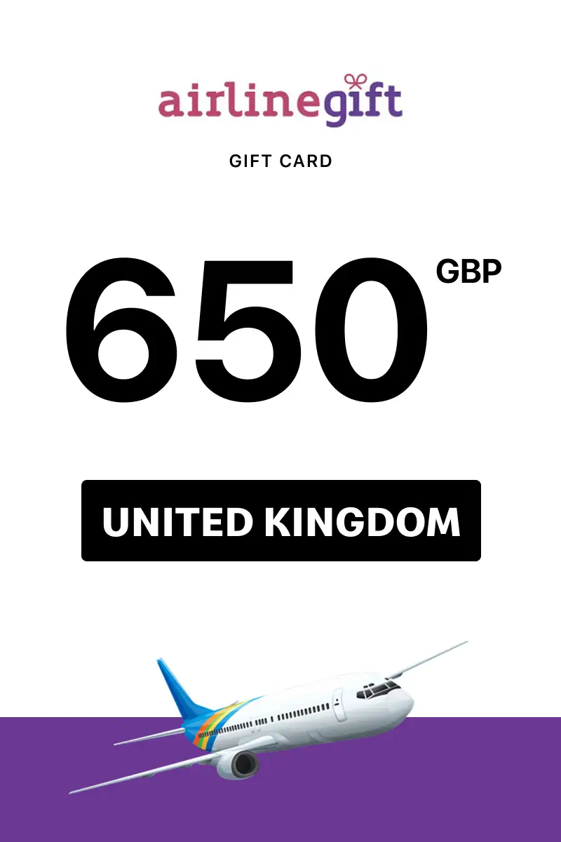 Airline Gift 650 GBP Gift Card (United Kingdom) - Digital Key