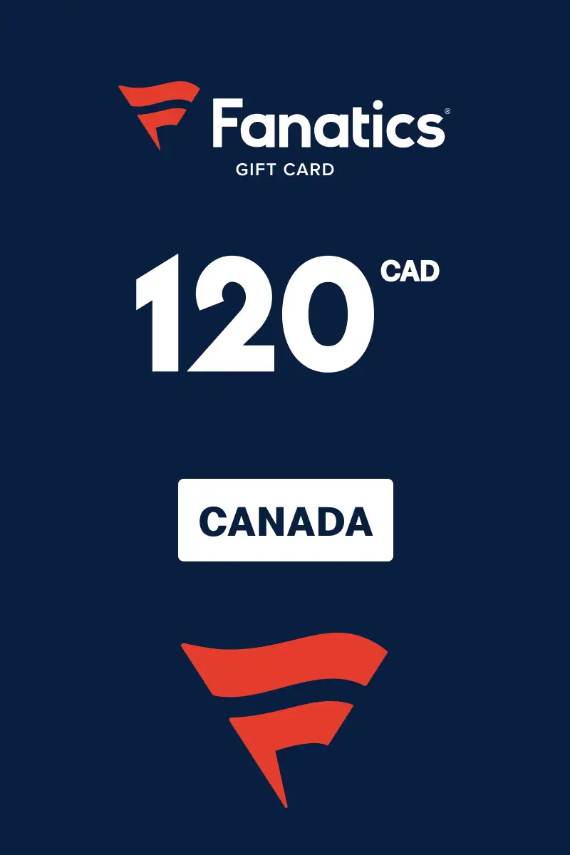 Fanatics 120 CAD Gift Card (Canada) - Digital Key