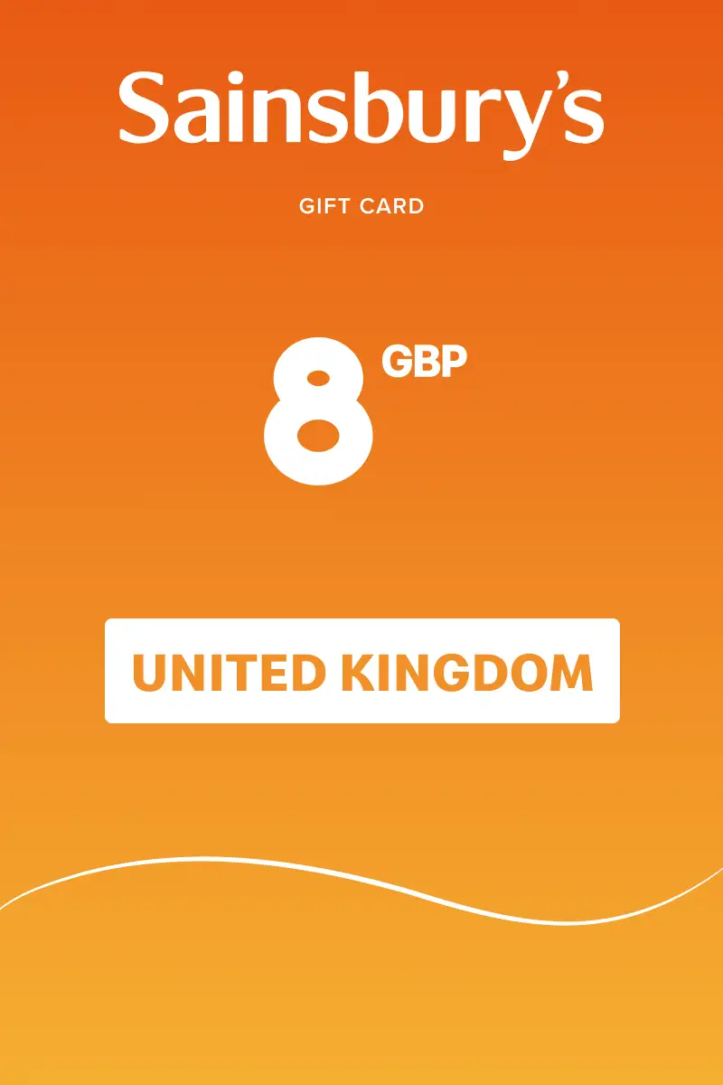 Sainsbury's 8 GBP Gift Card (United Kingdom) - Digital Key