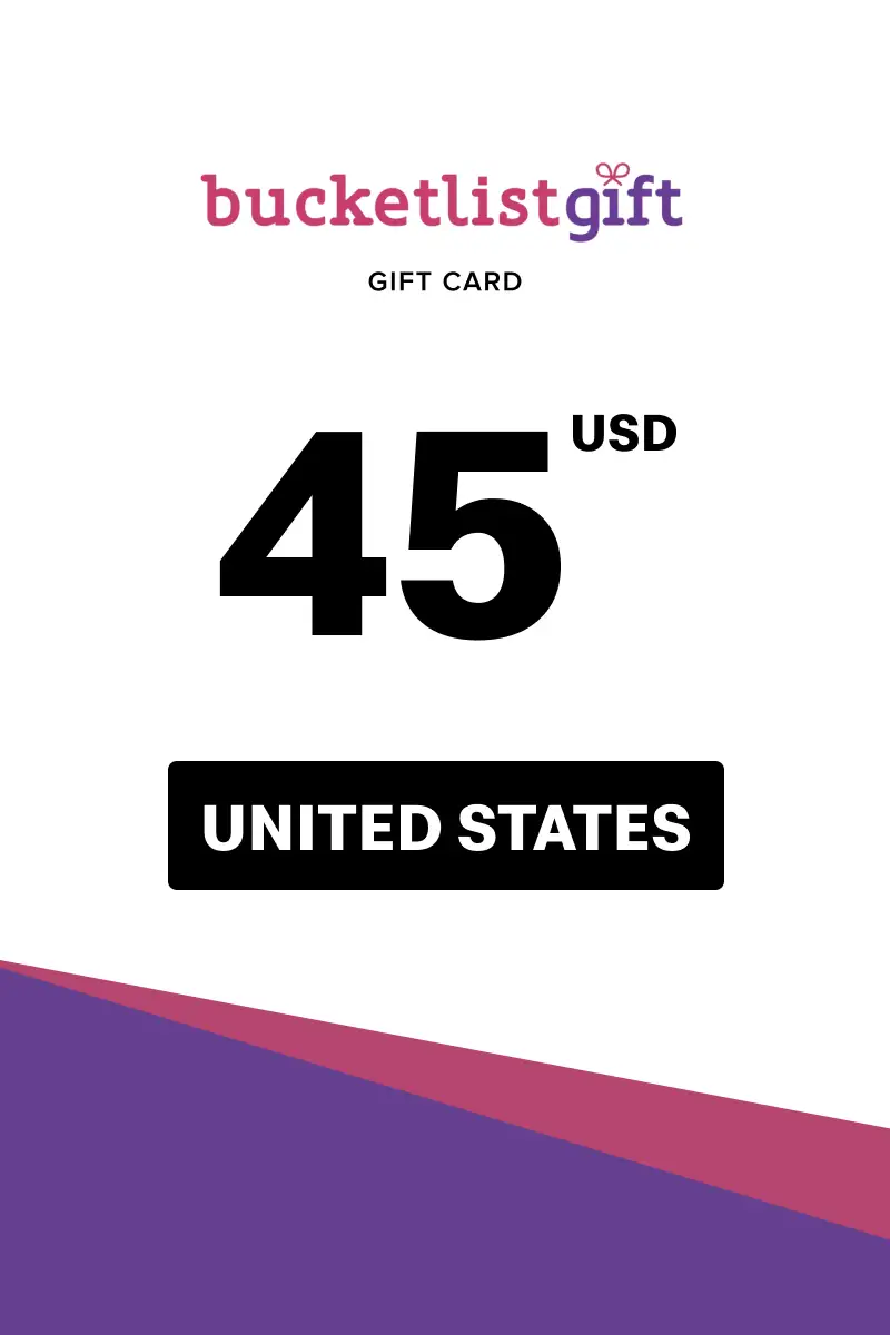 BucketlistGift 45 USD Gift Card (United States) - Digital Key