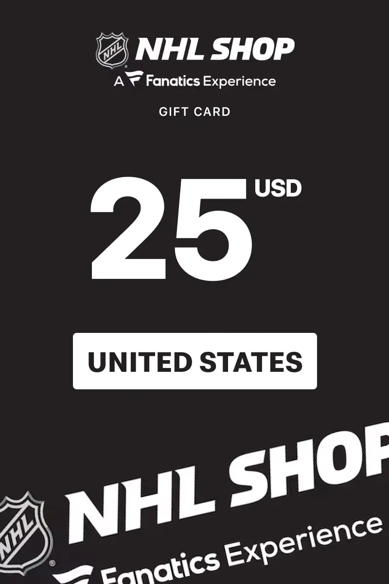 NHL Shop 25 USD Gift Card (United States) - Digital Key