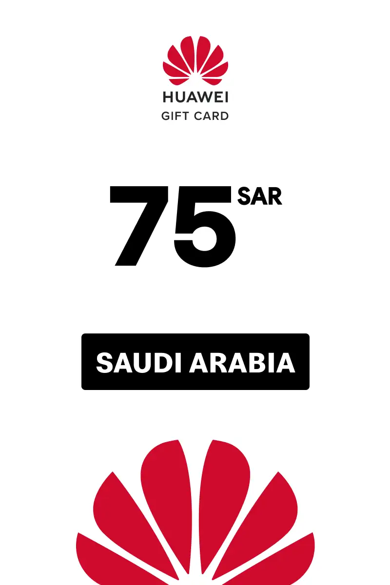 HUAWEI 75 SAR Gift Card (Saudi Arabia) - Digital Key