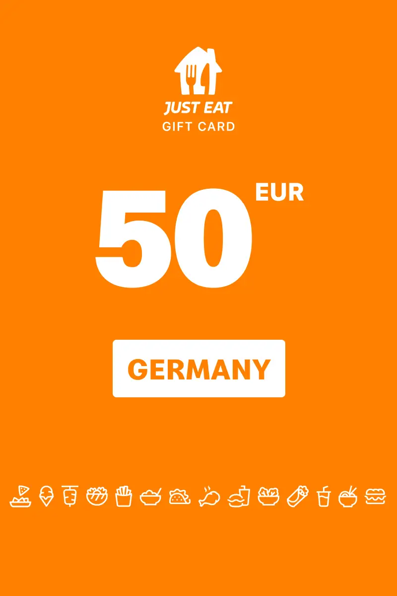 Lieferando (Just Eat) 50 EUR Gift Card (Germany) - Digital Key