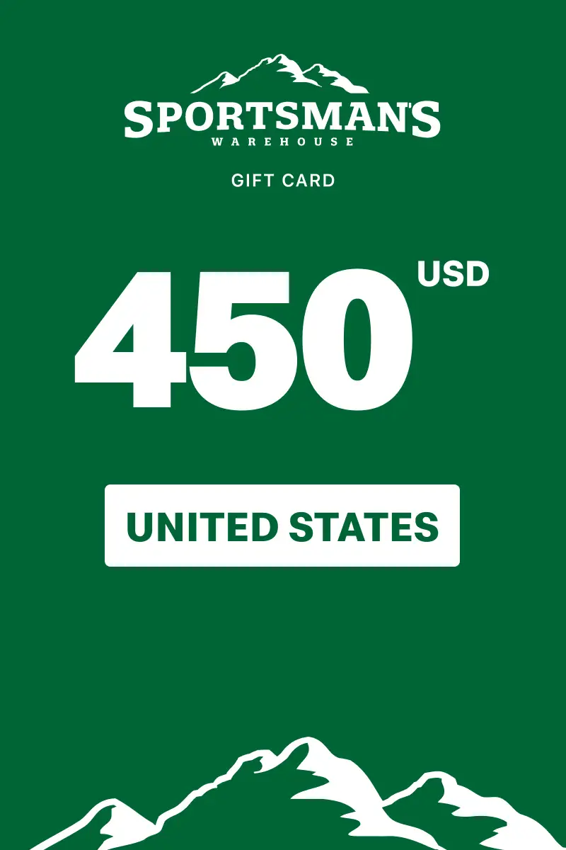 Sportsman's Warehouse 450 USD Gift Card (United States) - Digital Key