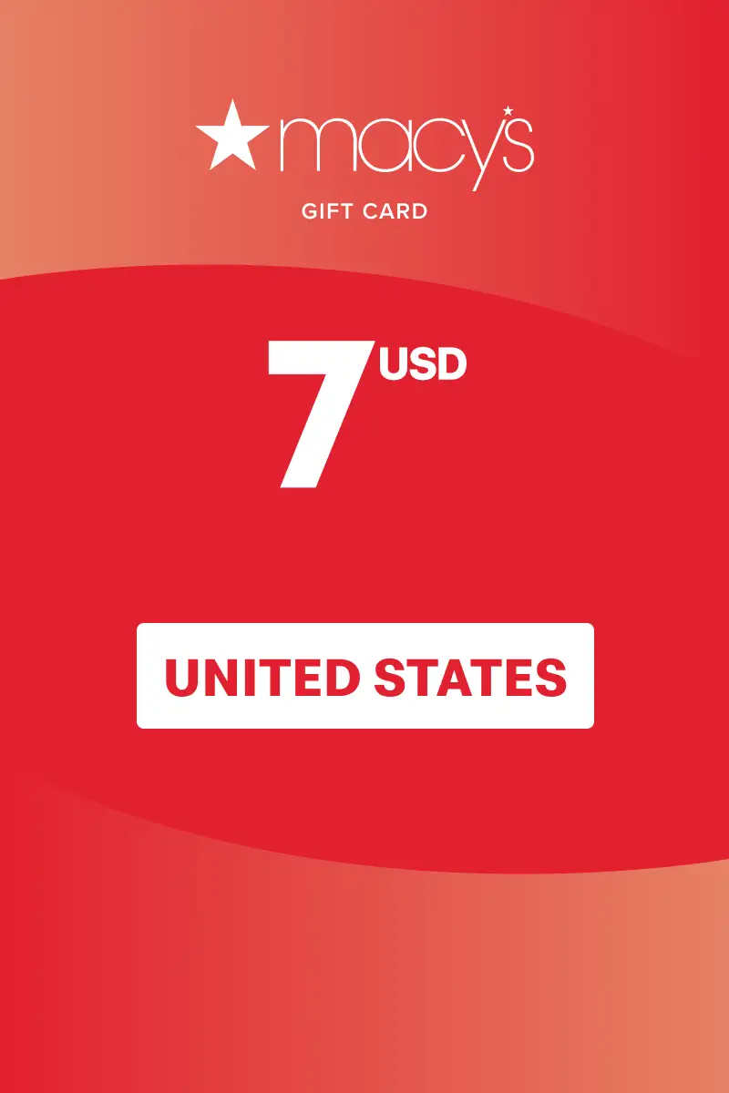 Macy's 7 USD Gift Card (United States) - Digital Key
