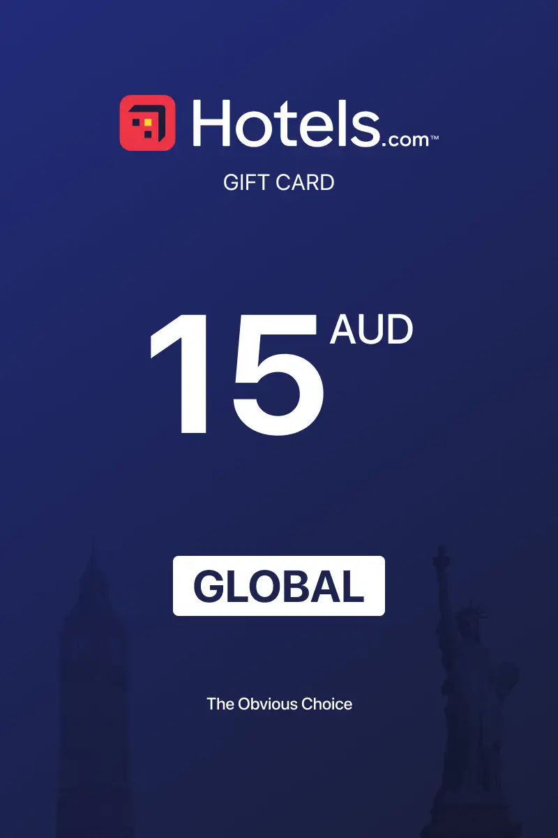 Hotels.com 15 AUD Gift Card (Global) - Digital Key