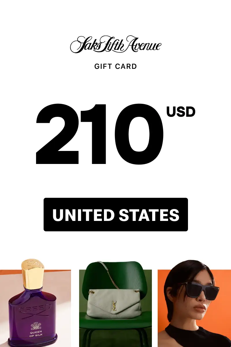 Saks Fifth Avenue 210 USD Gift Card (United States) - Digital Key