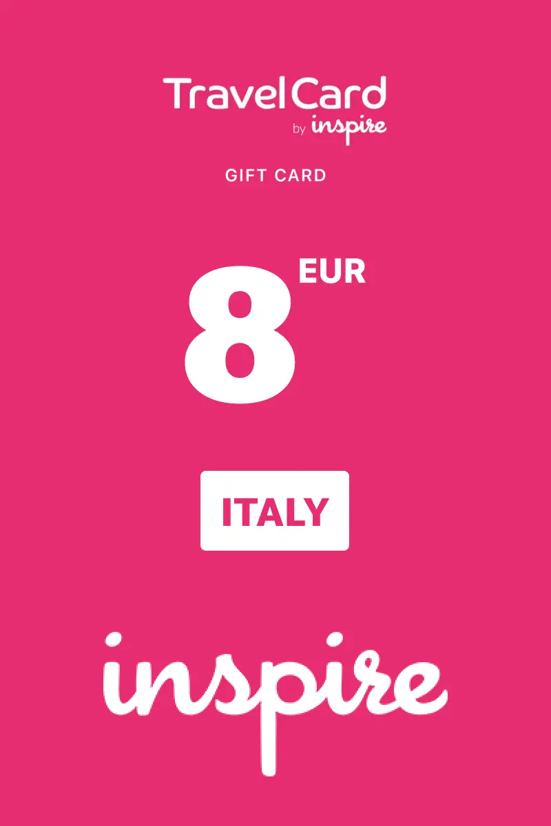 TravelCard by Inspire 8 EUR Gift Card (Italy) - Digital Key