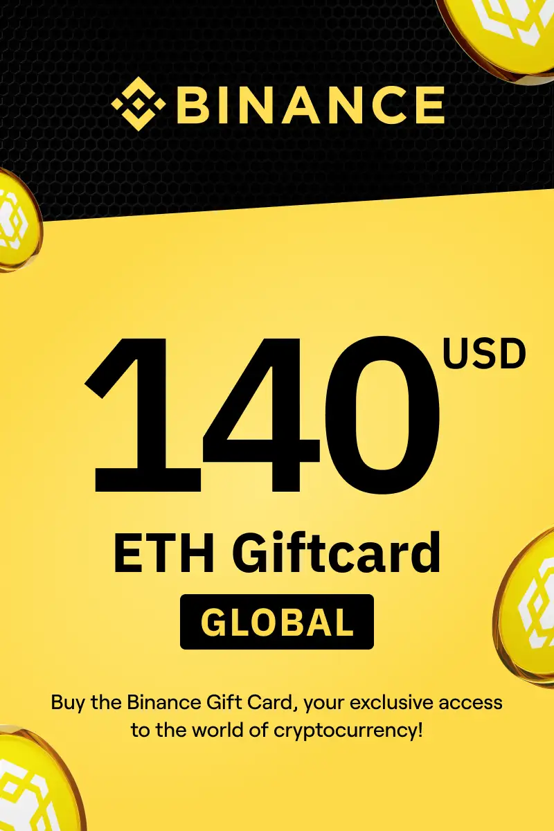 Binance (ETH) 140 USD Gift Card (Global) - Digital Key