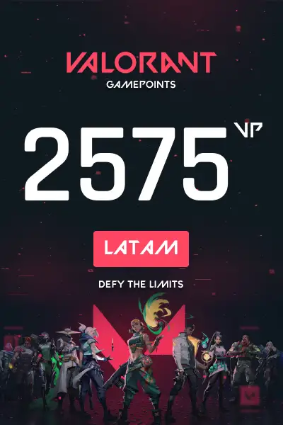 VALORANT 2575 Valorant Points (LATAM) - Digital Key