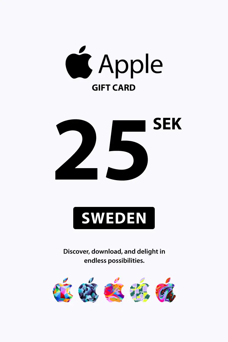 Apple 25 SEK Gift Card (Sweden) - Digital Key
