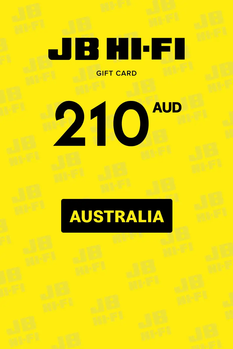 JB HI-FI 210 AUD Gift Card (Australia) - Digital Key
