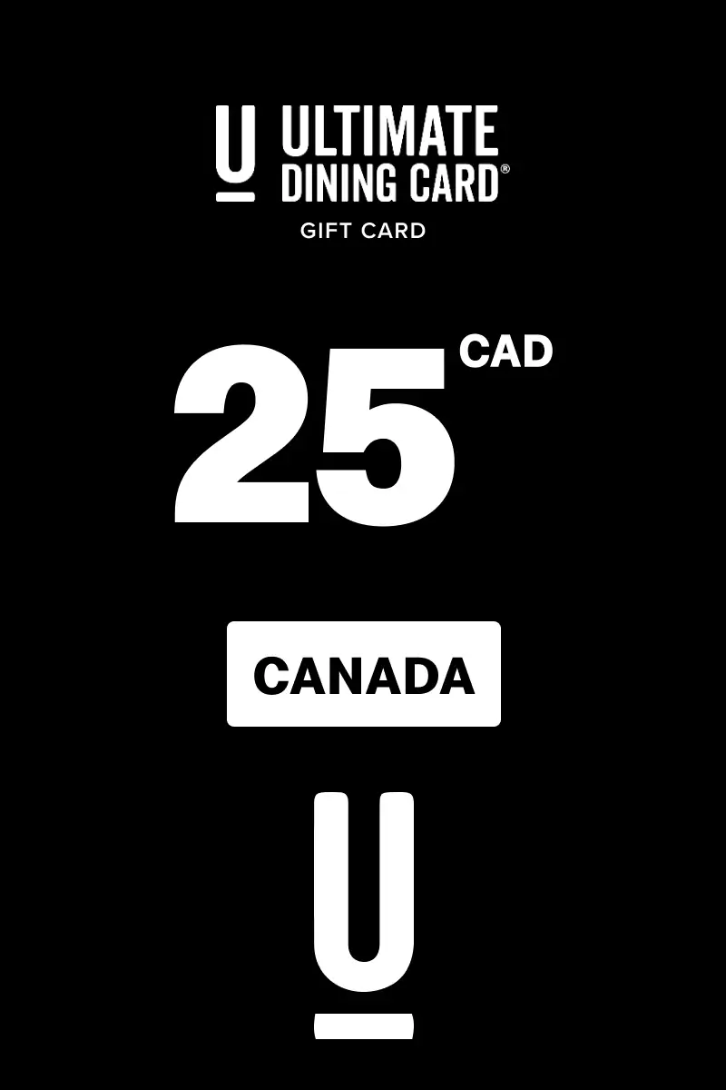 The Ultimate Dining 25 CAD Gift Card (Canada) - Digital Key