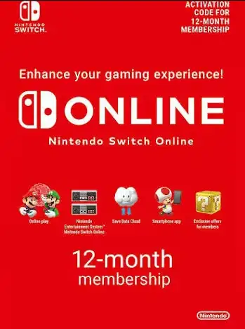 Nintendo Switch Online 12 Months Family Membership + Expansion Pack (United States) - Digital Key