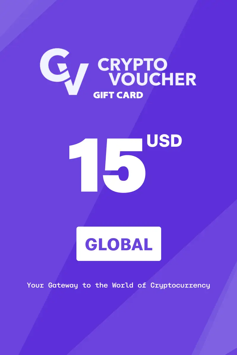 Crypto Voucher (BTC) 15 USD Gift Card (Global) - Digital Key