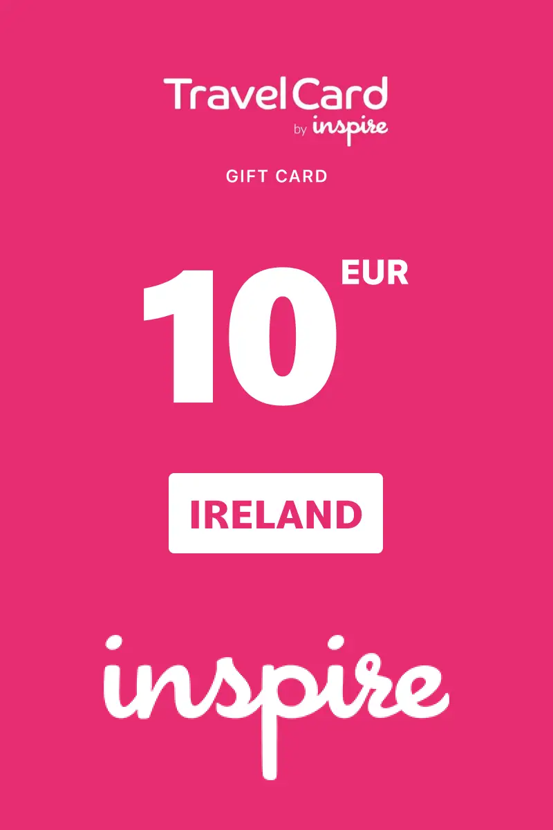 TravelCard by Inspire 10 EUR Gift Card (Ireland) - Digital Key