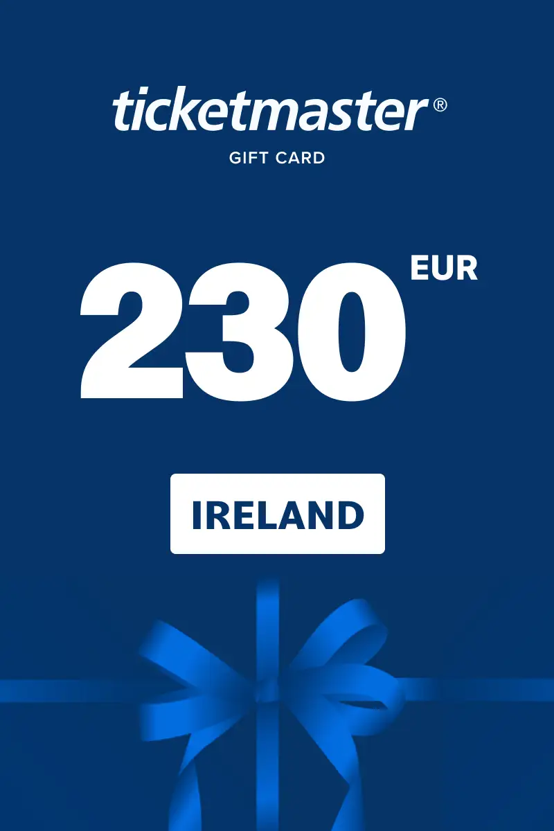 Ticketmaster 230 EUR Gift Card (Ireland) - Digital Key