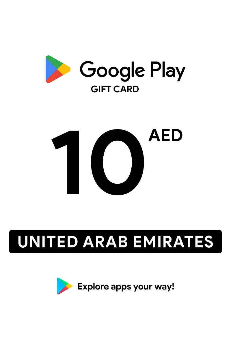 Google Play 10 AED Gift Card (United Arab Emirates) - Digital Key