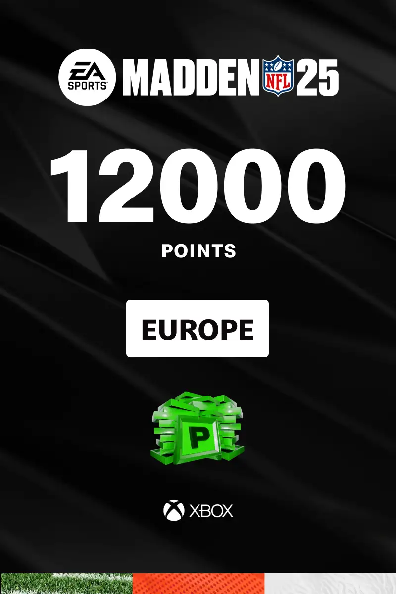 EA Sports Madden NFL 25 - 12000 Madden Points (Europe) (Xbox One / Xbox Series X|S) - Xbox Live - Digital Key