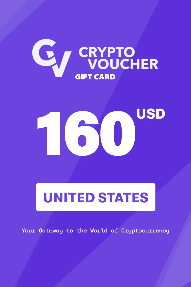 Crypto Voucher 160 USD Gift Card (United States) - Digital Key