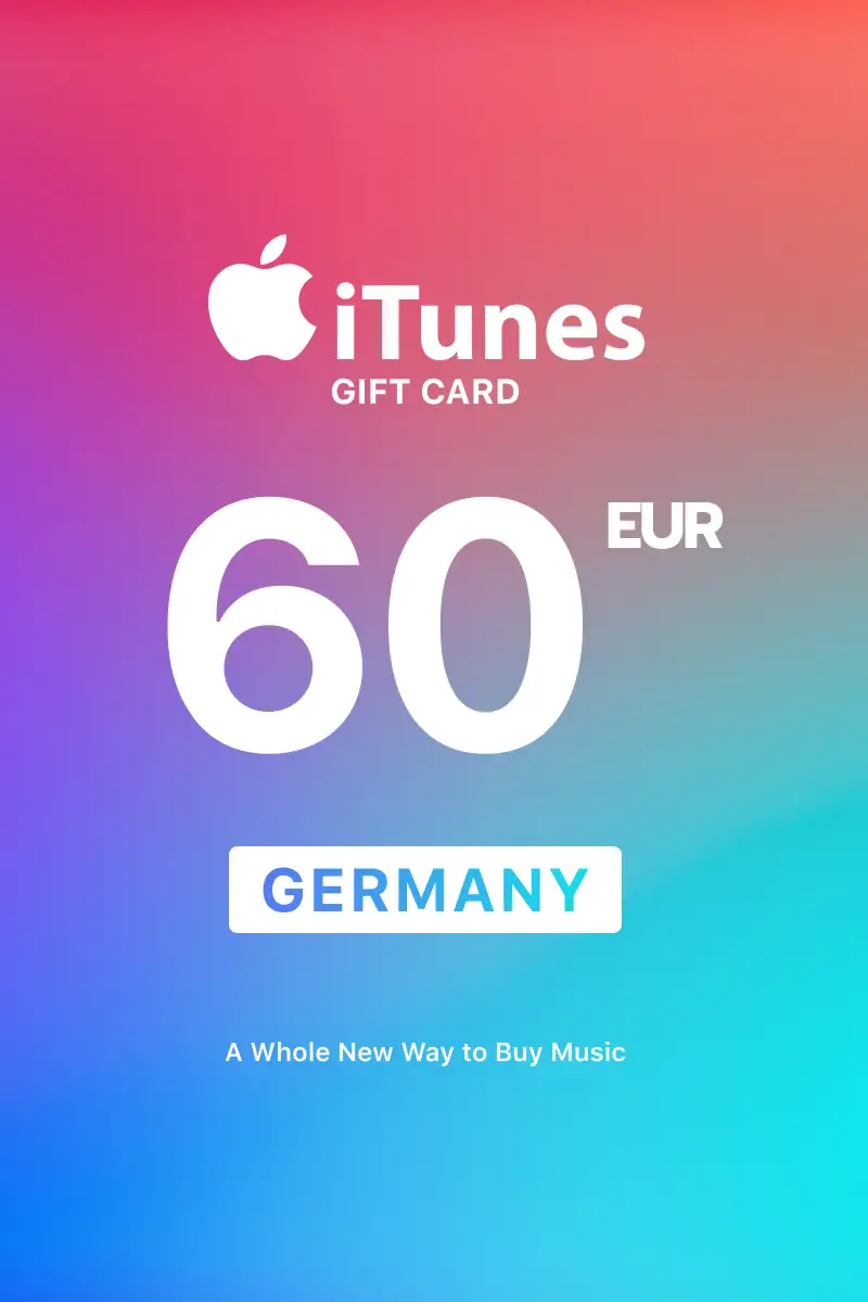 Apple iTunes 60 EUR Gift Card (Germany) - Digital Key