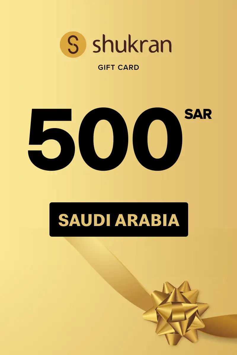Shukran 500 SAR Gift Card (Saudi Arabia) - Digital Key