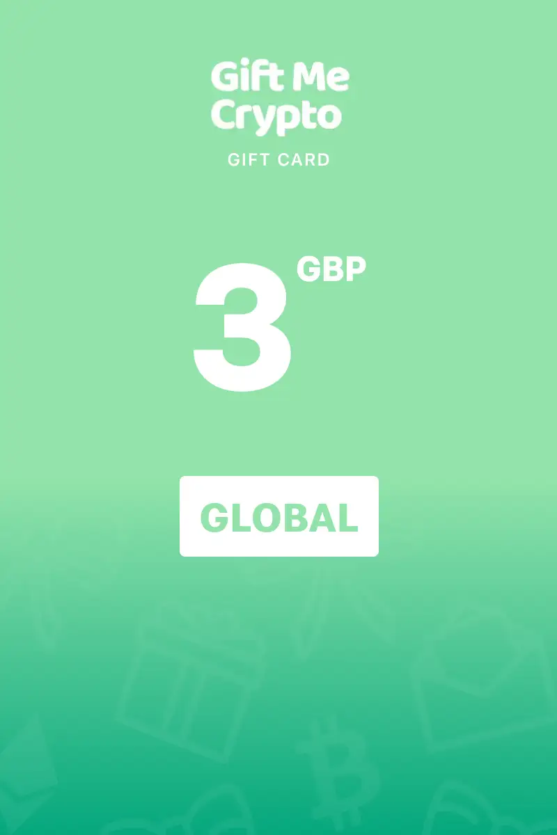 Gift Me Crypto 3 GBP Gift Card (Global) - Digital Key