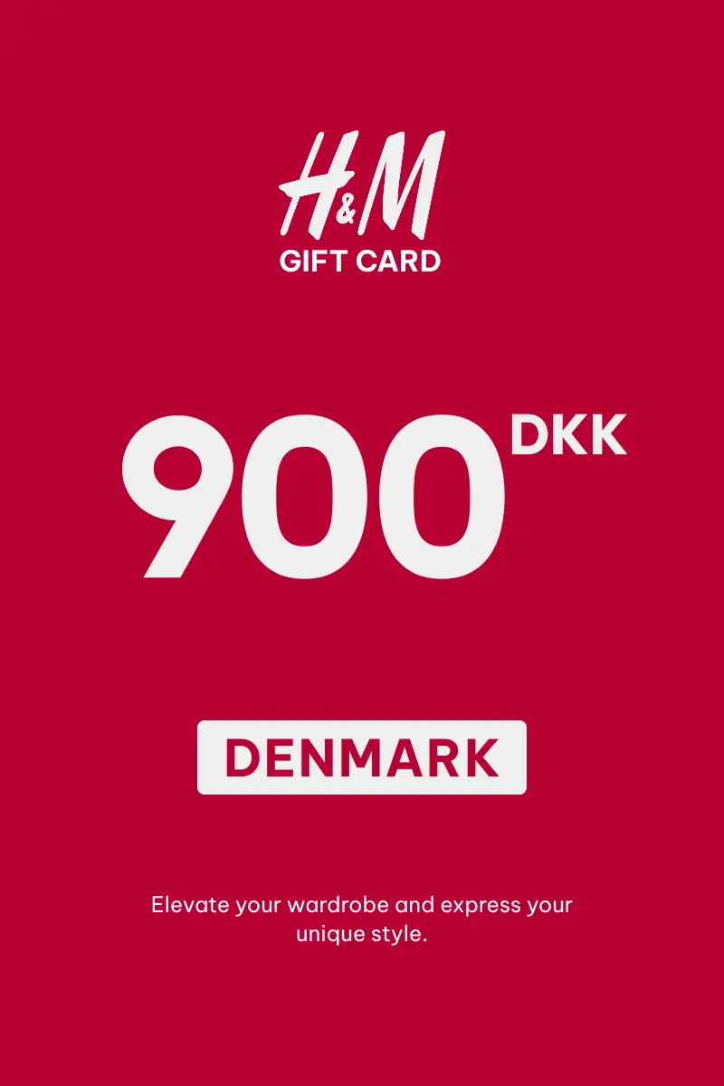 HandM 900 DKK Gift Card (Denmark) - Digital Key