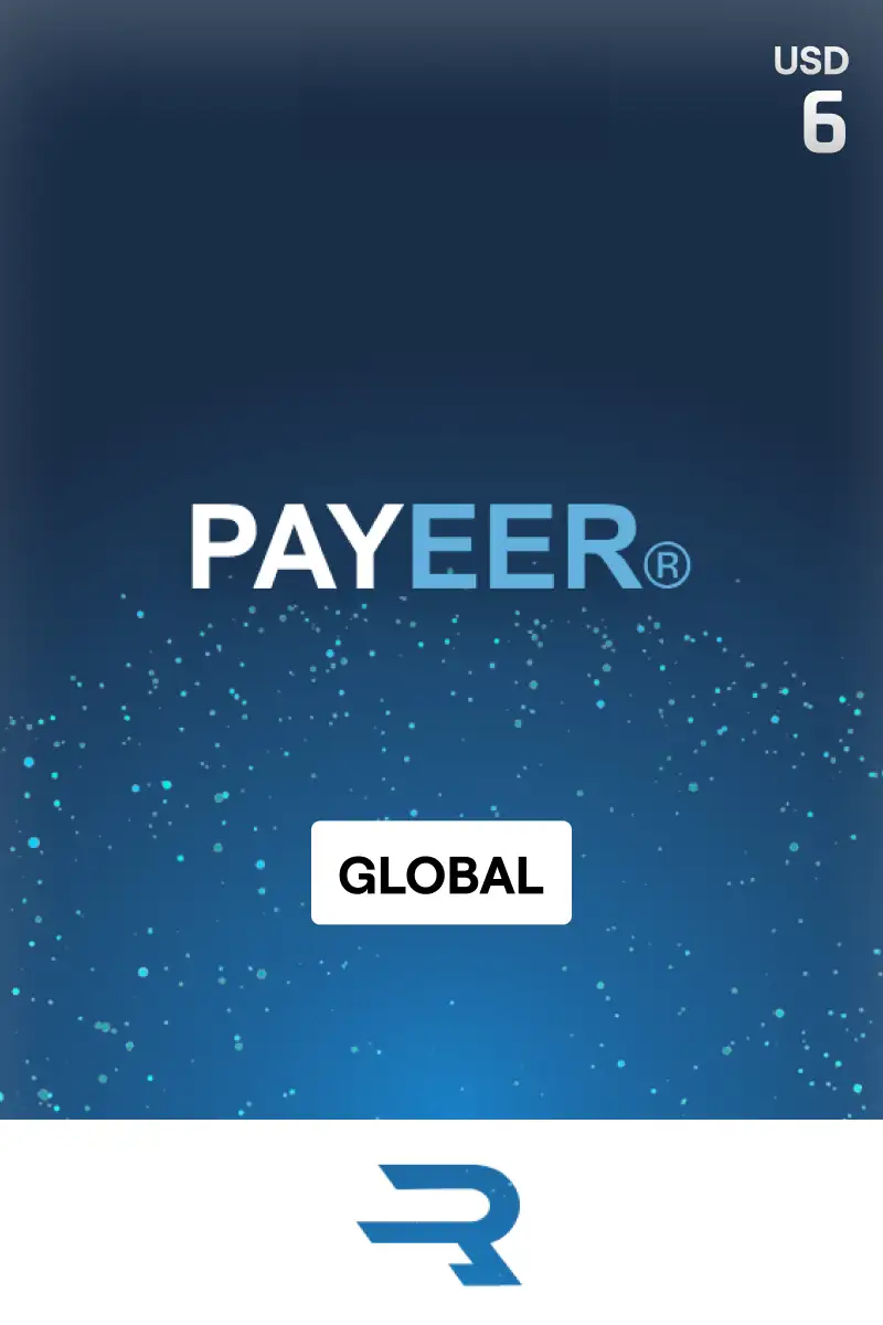 Rewarble Payeer 6 USD Gift Card (Global) - Rewarble - Digital Key