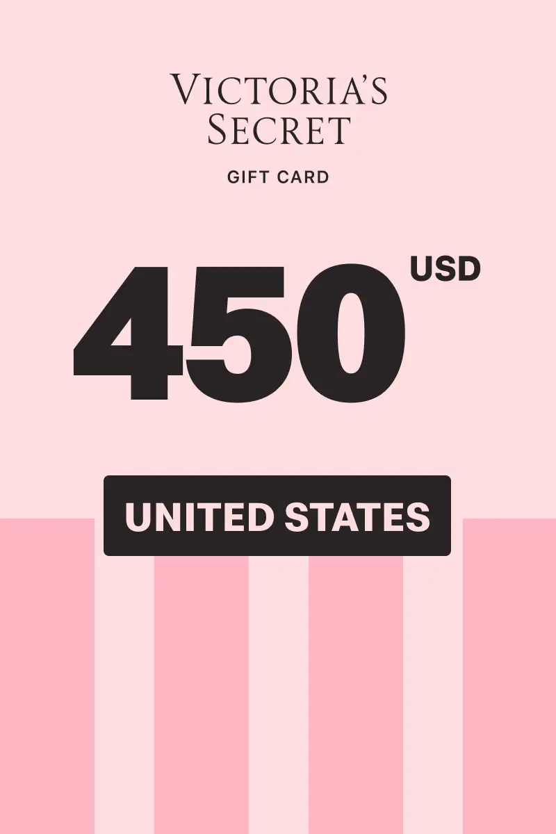 Victoria's Secret Pink 450 USD Gift Card (United States) - Digital Key