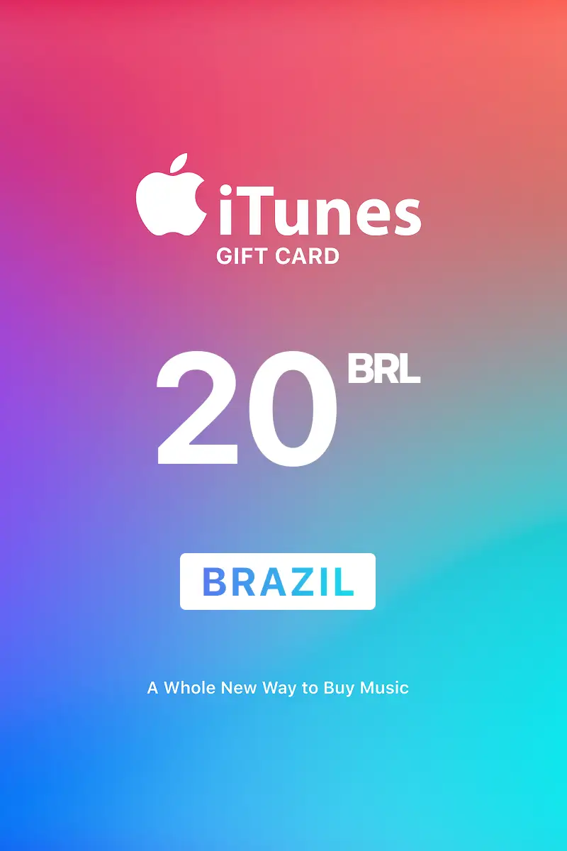 Apple iTunes 20 BRL Gift Card (Brazil) - Digital Key