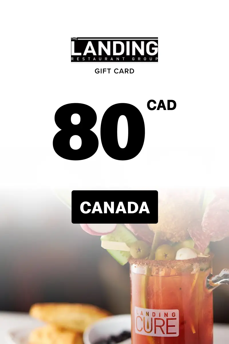 The Landing Group of Restaurants 80 CAD Gift Card (Canada) - Digital Key