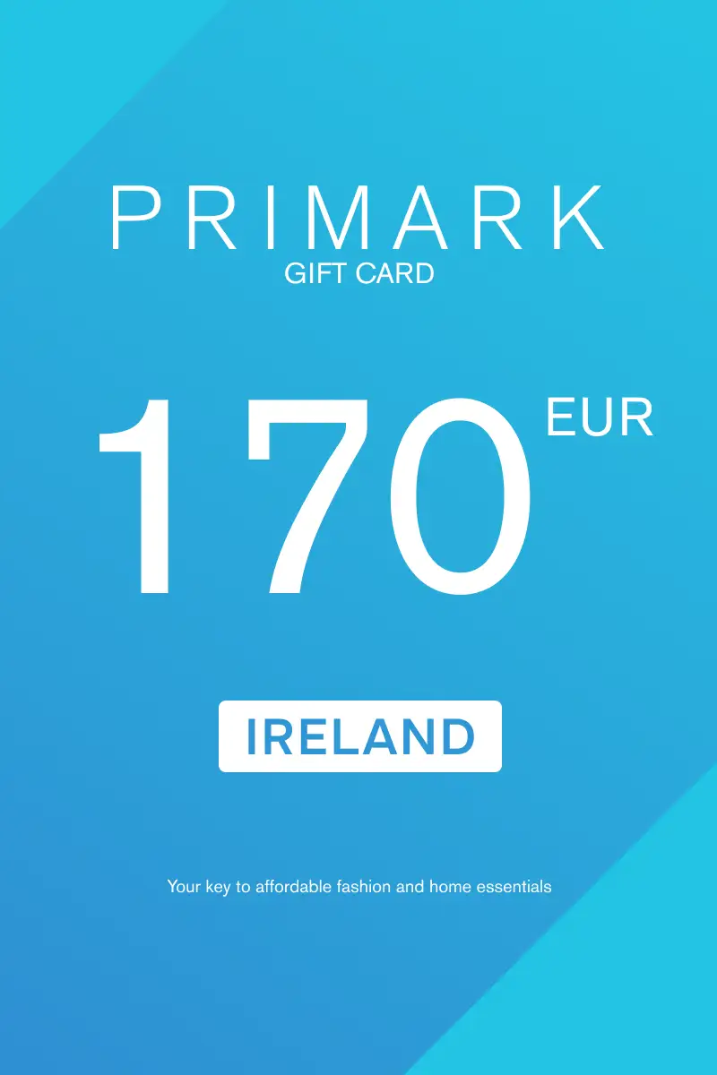Primark 170 EUR Gift Card (Ireland) - Digital Key