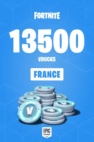 Fortnite - 13500 V-Bucks Card (France) - Digital Key