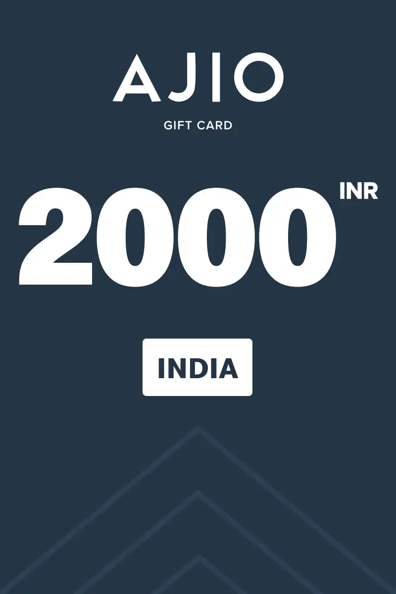 AJIO 2000 INR Gift Card (India) - Digital Key