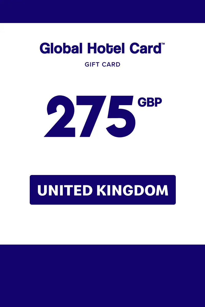 Global Hotel Card 275 GBP Gift Card (United Kingdom) - Digital Key