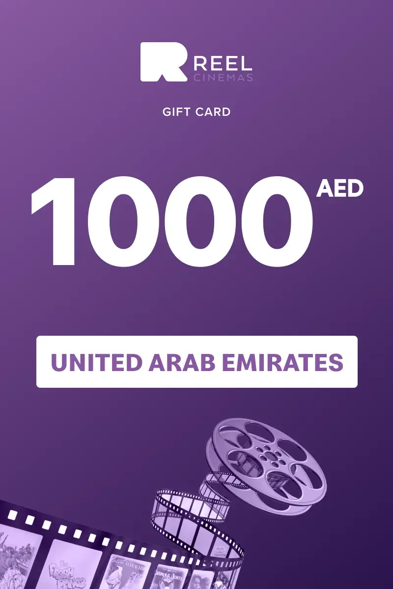 Reel Cinema 1000 AED Gift Card (United Arab Emirates) - Digital Key