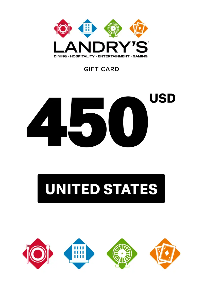 Landrys Restaurant 450 USD Gift Card (United States) - Digital Key