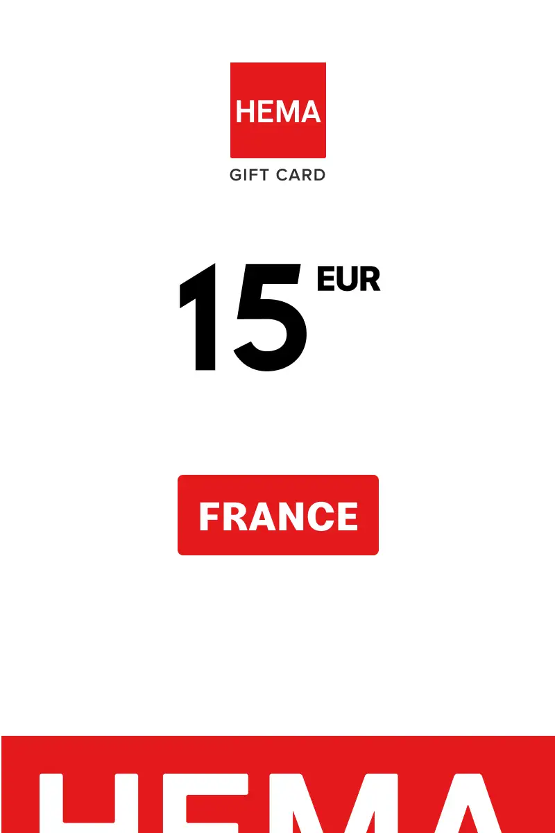HEMA 15 EUR Gift Card (France) - Digital Key