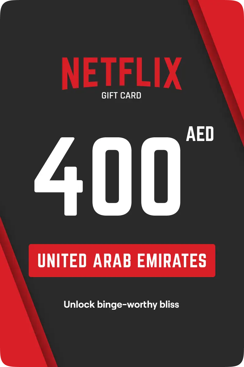 Netflix 400 AED Gift Card (United Arab Emirates) - Digital Key