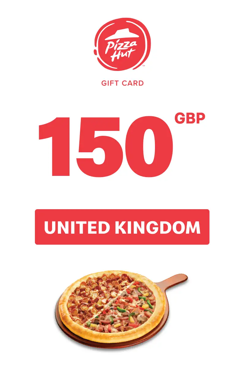 Pizza Hut 150 GBP Gift Card (United Kingdom) - Digital Key